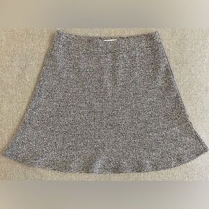 Loft Grey, black and white Skirt Size Medium
